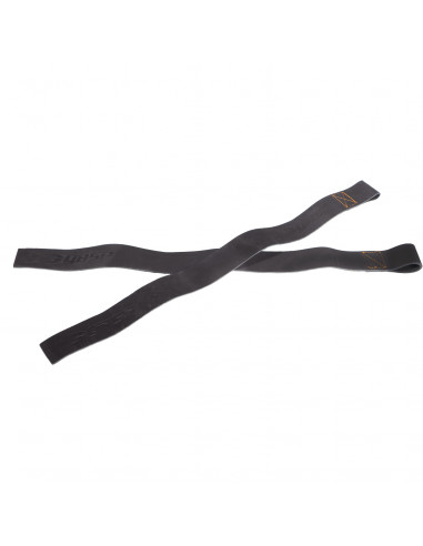 Gasp Leather Straps Black               OS