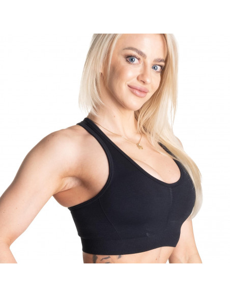Scrunch Sports Bra, Black