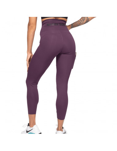 High Waist Leggings, Athletic Purple