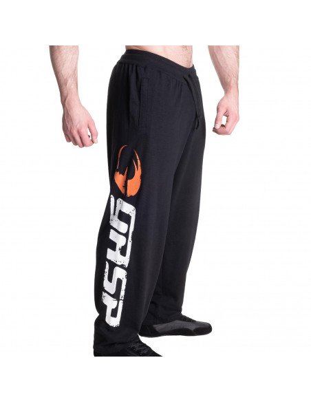 Gasp Sweat Pants, Black/White Fitwarehouse.fi