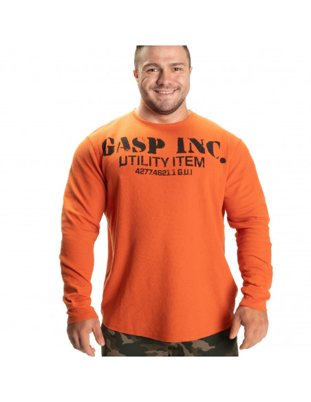 GASP Thermal Gym Sweater, Flame Fitwarehouse.fi