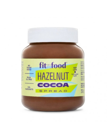 Fitnfood Hazelnut Spread 350g Fitwarehouse.fi