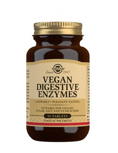 Vegan Digestive Enzymes, 50 tabs