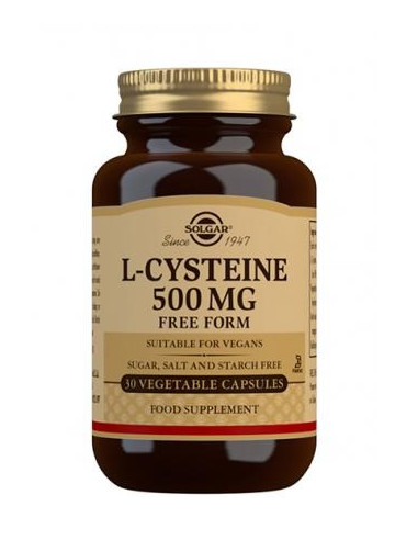 L-Cysteine, 500 mg, 30 kaps