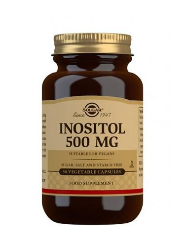 Inositol, 500 mg, 50 kapslar