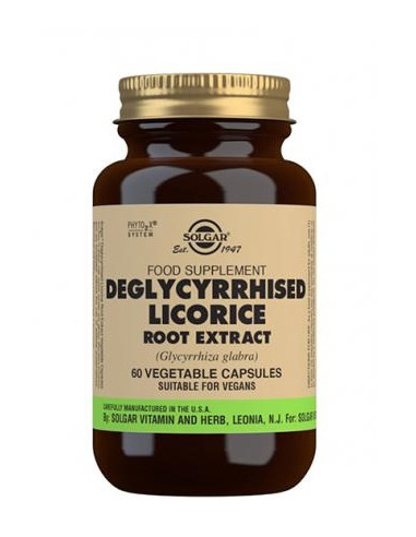 Deglycyrhised Licorice root extract, 60 kaps