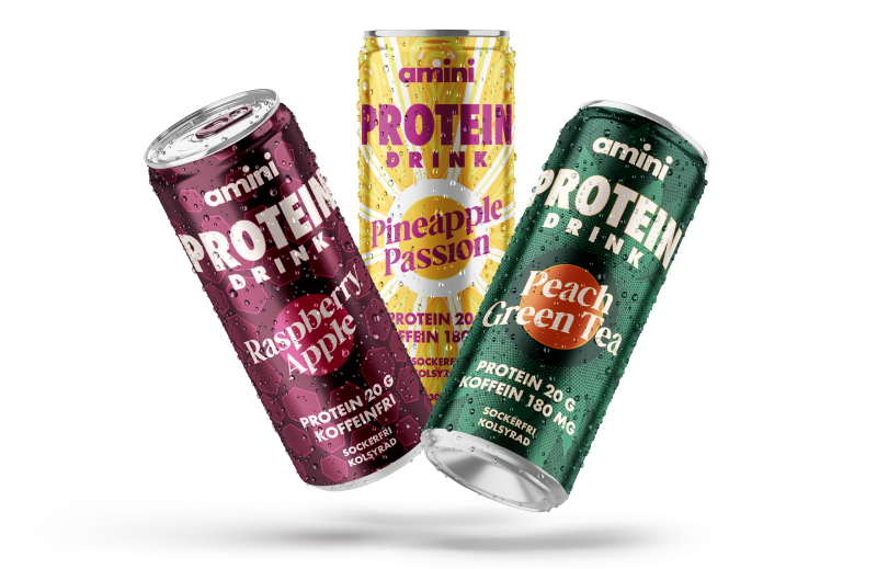 Amini Protein Drink banner