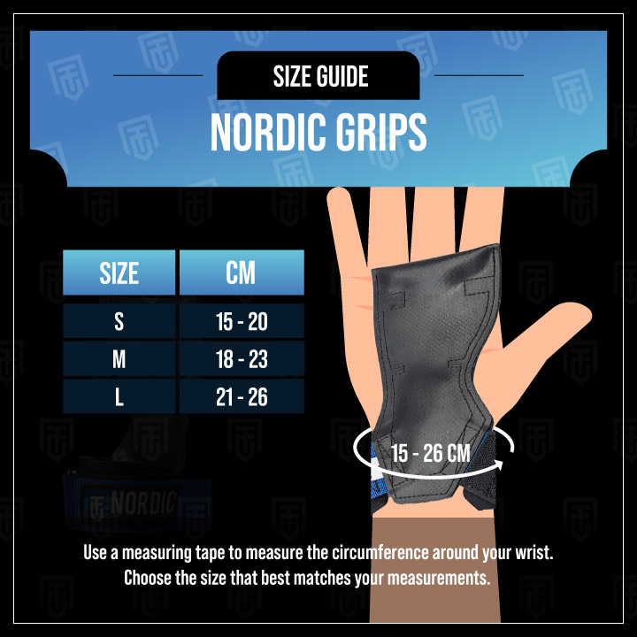 Nordic Grips Size Chart